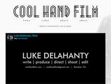 Tablet Screenshot of coolhandfilm.com